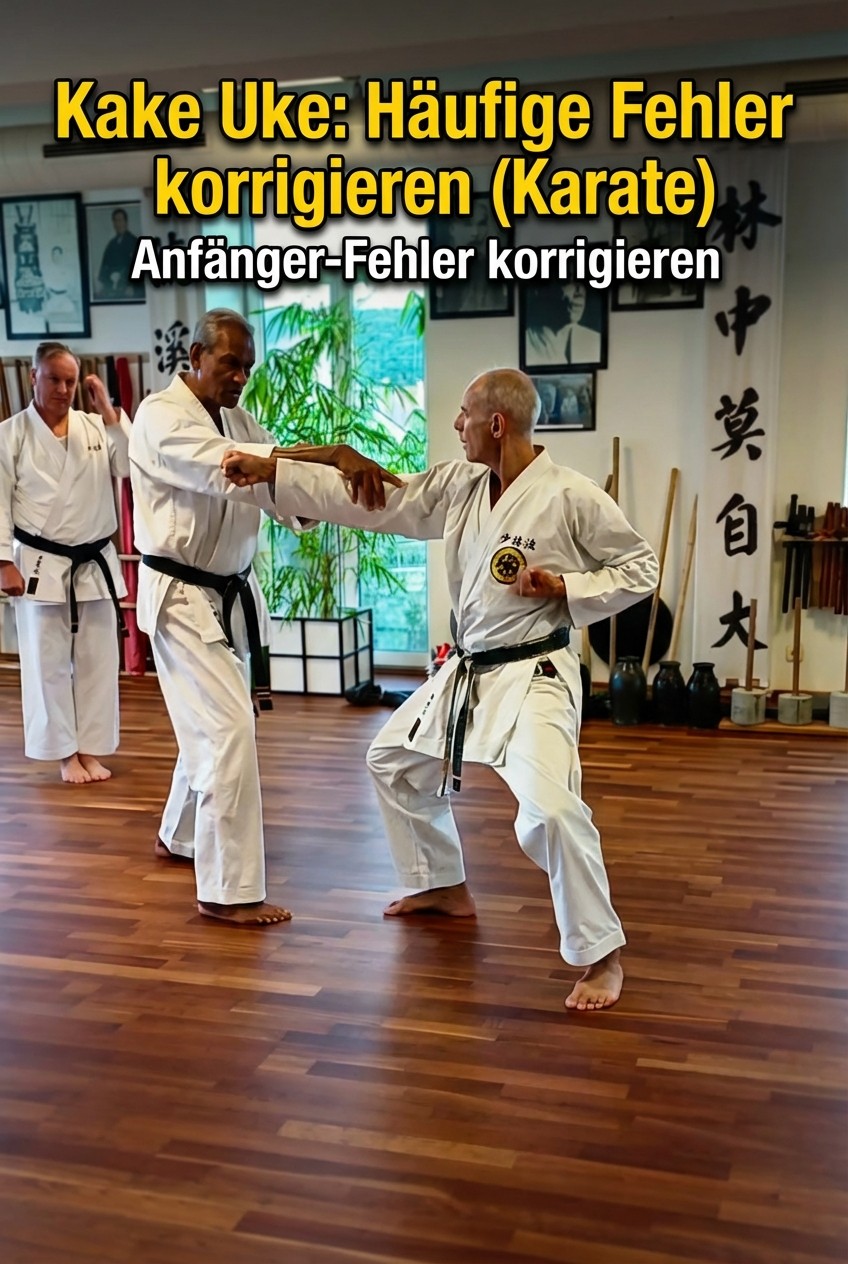 Kake Uke: Häufige Fehler korrigieren (Karate)