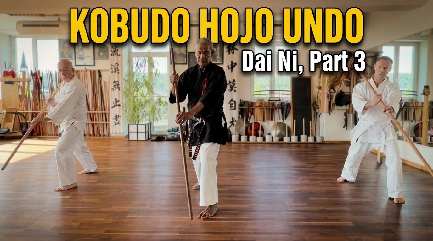 Kobudo Hojo Undo Dai Ni, Part 3: Tsunakake & Gedan Osayuke